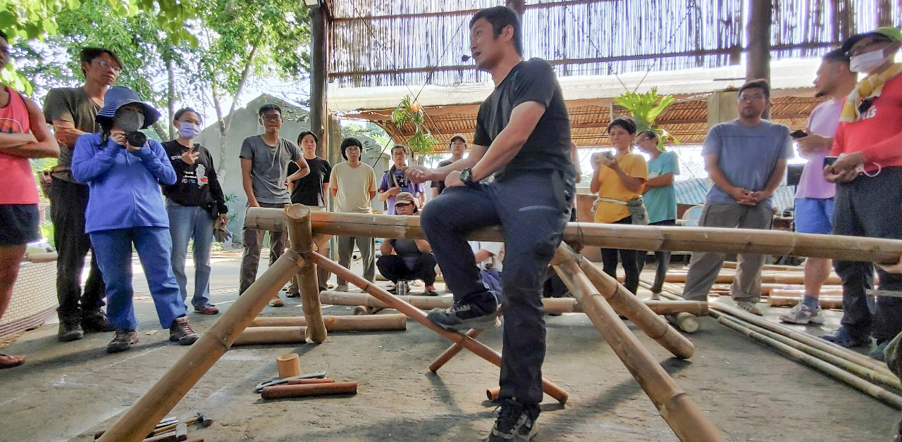 傳承－臺灣傳統閩南穿鬪式竹挵仔茨 「設計與實作課 程」 工法教學
