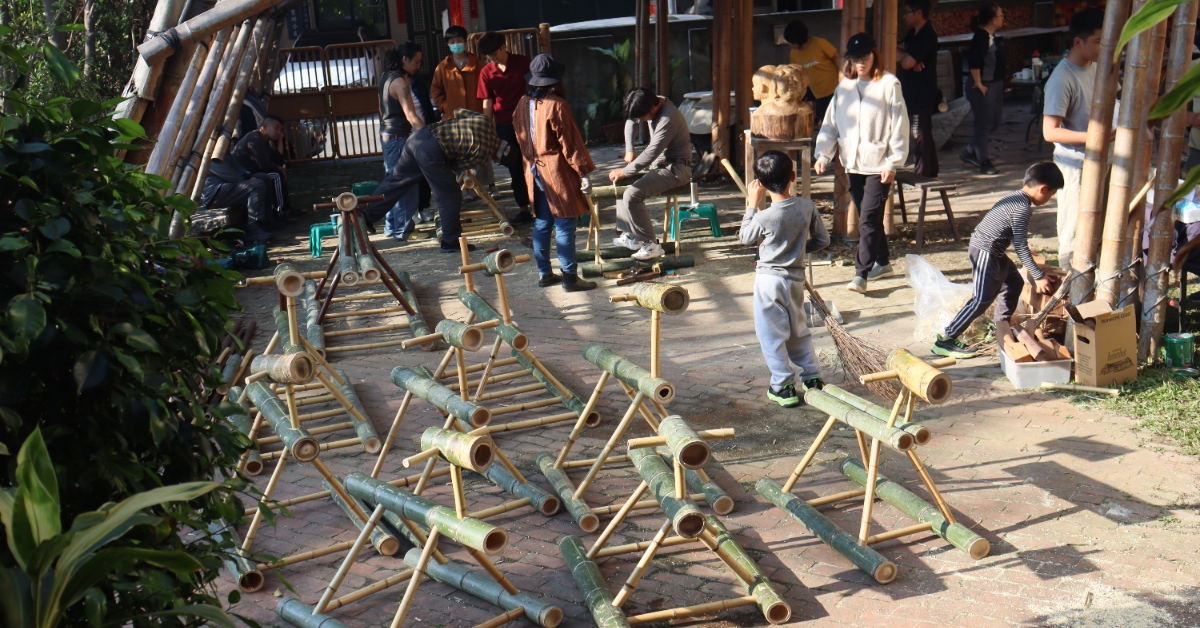竹藝體驗活動暨作品製作—「竹馬X竹椅」手作研習課程記實
